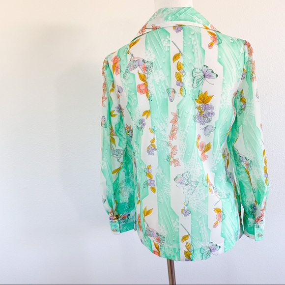 🐤🌸VTG Alex Colman Blouse - Picture 4 of 8